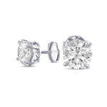 Round Brilliant Stud Diamond Earrings