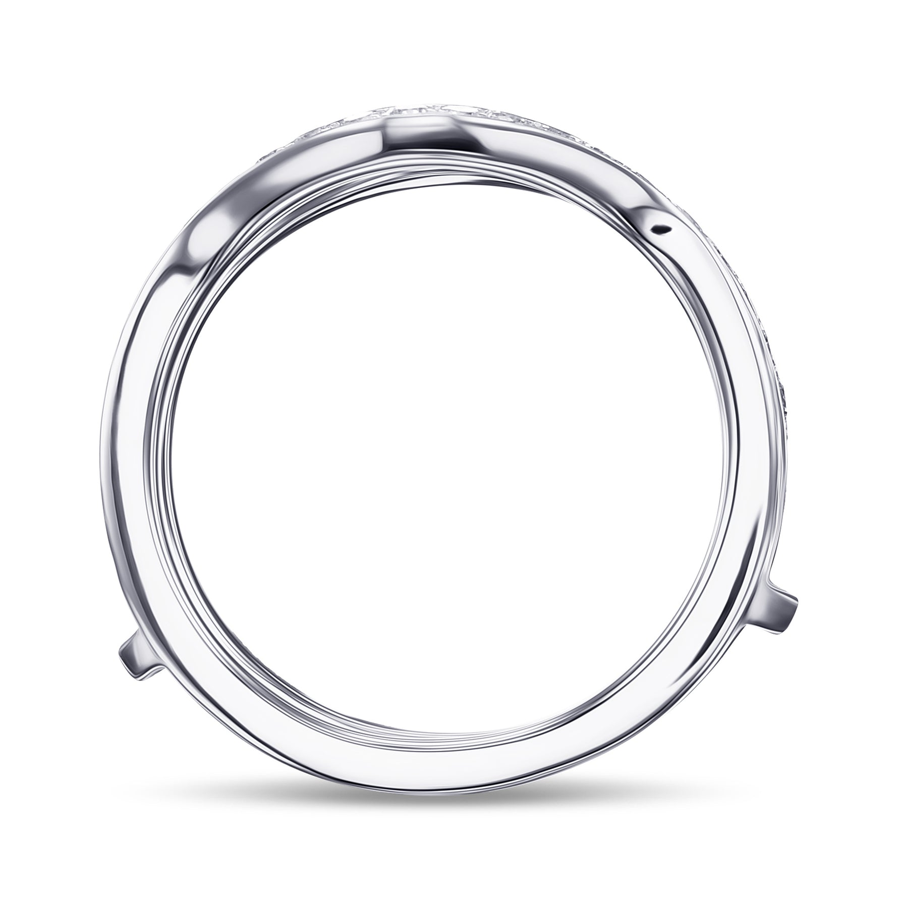 Diamond Jacket Wedding Ring