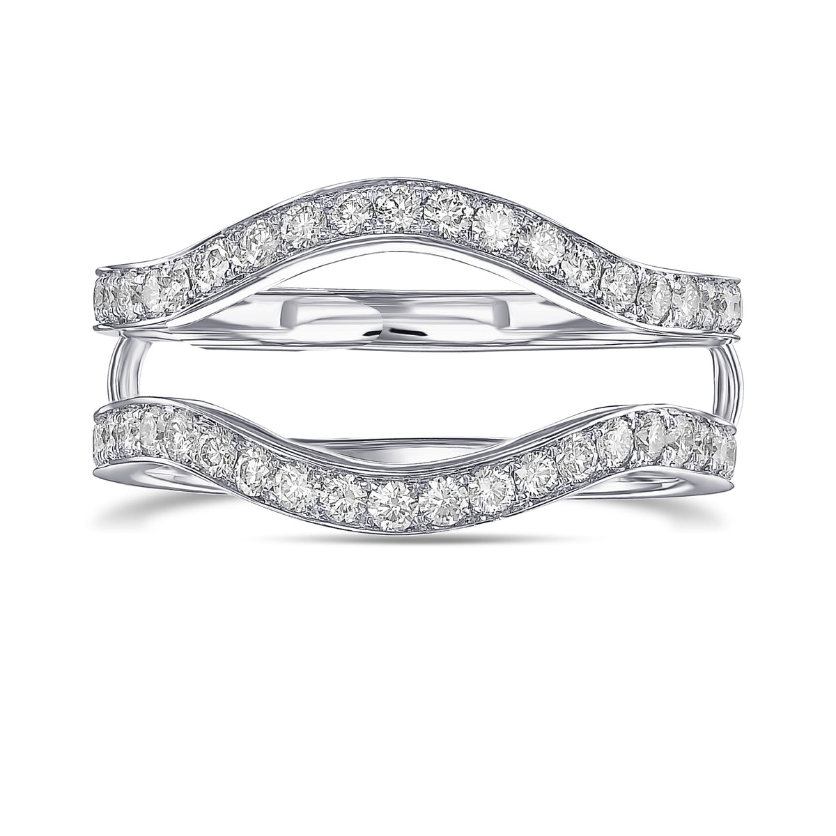 Diamond Jacket Wedding Ring