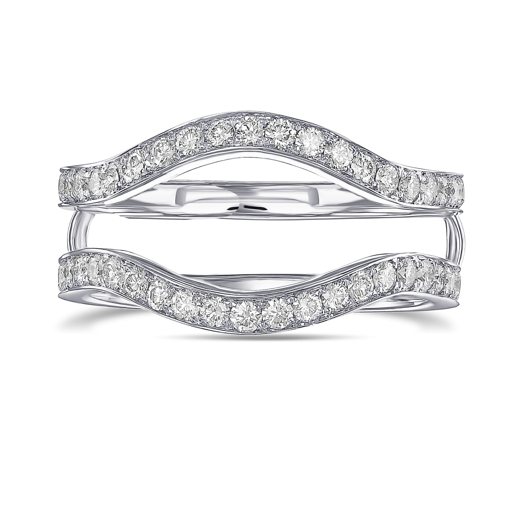 Diamond Jacket Wedding Ring