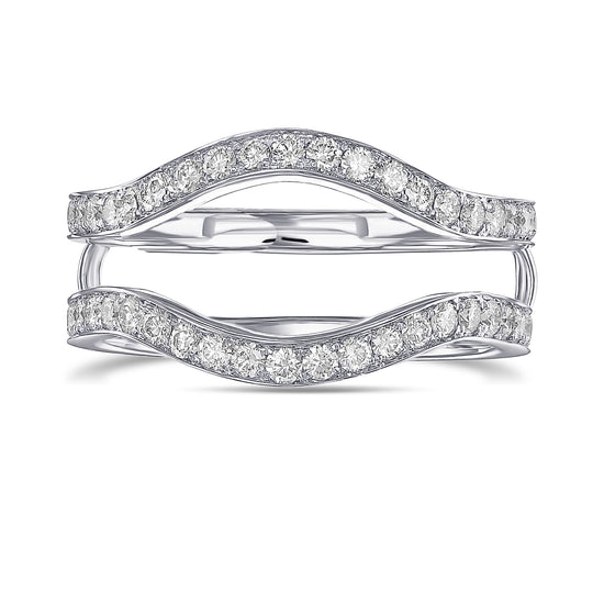 Diamond Jacket Wedding Ring