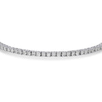 Round White Diamond Tennis Bracelet