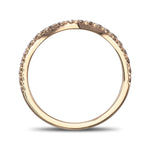 Fancy Brown Diamond Wedding Band