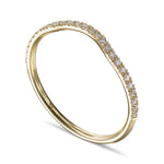 Fancy Light Pink Round Diamond Engagement & Wedding Set Rings