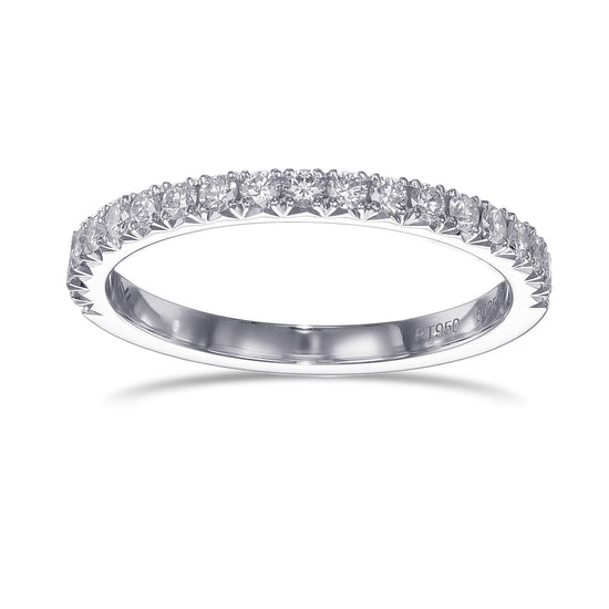 Half Eternity Pave Diamond Ring