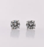 Round Brilliant Diamond Stud Earrings