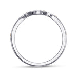 Contoured Fancy Yellow Diamond Wedding Band 