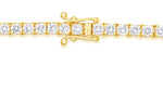 Round White Diamond Tennis Bracelet