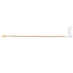 Round White Diamond Tennis Bracelet