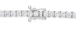 Round White Diamond Tennis Bracelet