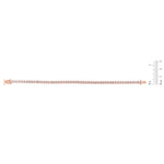 Round White Diamond Tennis Bracelet