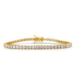 Round White Diamond Tennis Bracelet
