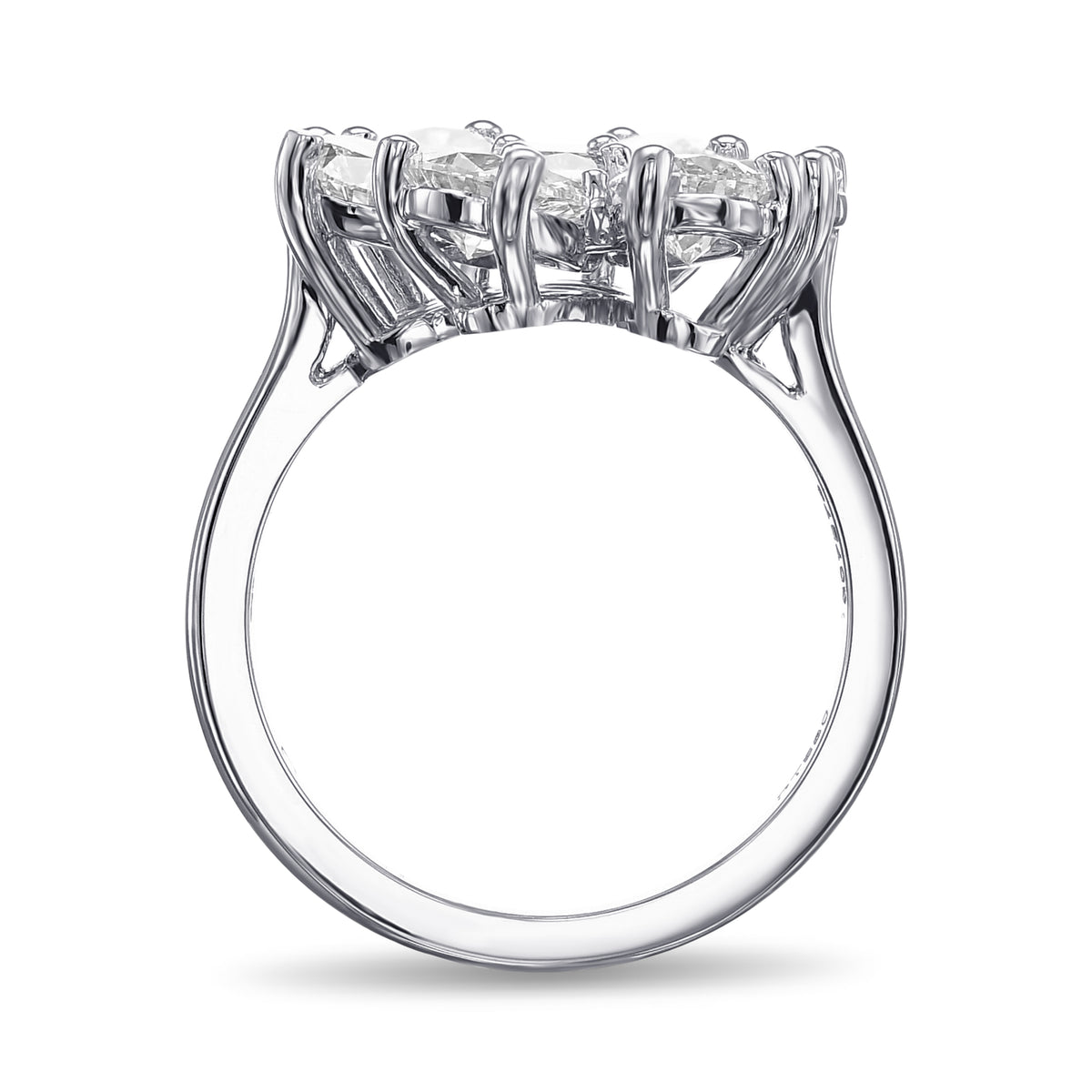 Extraordinary Fancy Intense Blue Cushion Diamond Ring