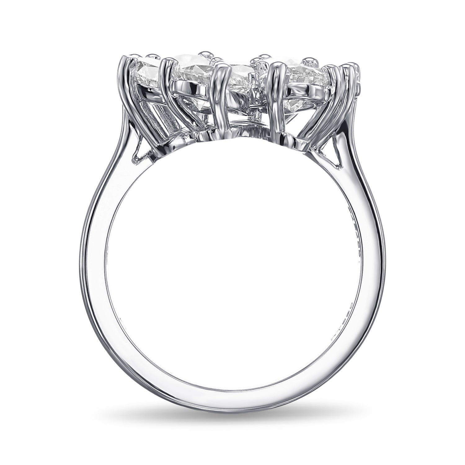 Extraordinary Fancy Intense Blue Cushion Diamond Ring