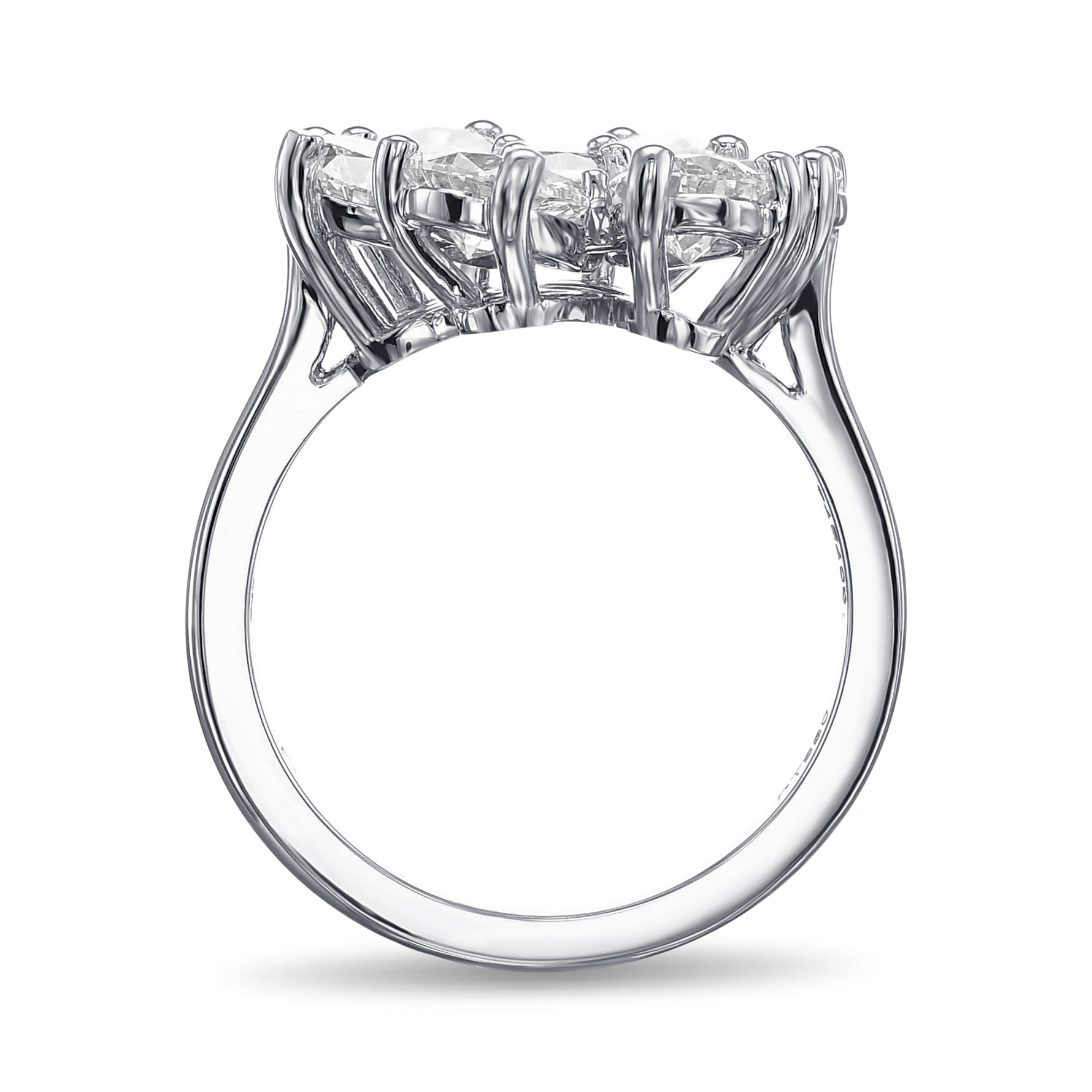 Extraordinary Fancy Intense Blue Cushion Diamond Ring