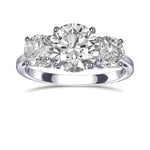 Round Brilliant 3 Stone Diamond Ring