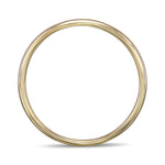 18K Yellow Gold Comfort Fit Domed Wedding Band