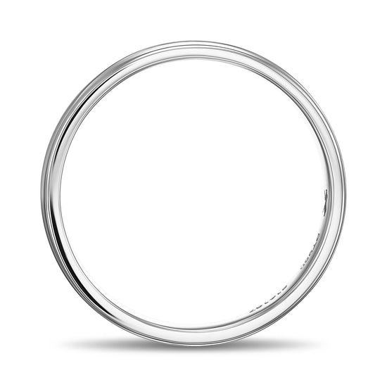 5 MM Platinum Comfort Fit Domed Wedding Band