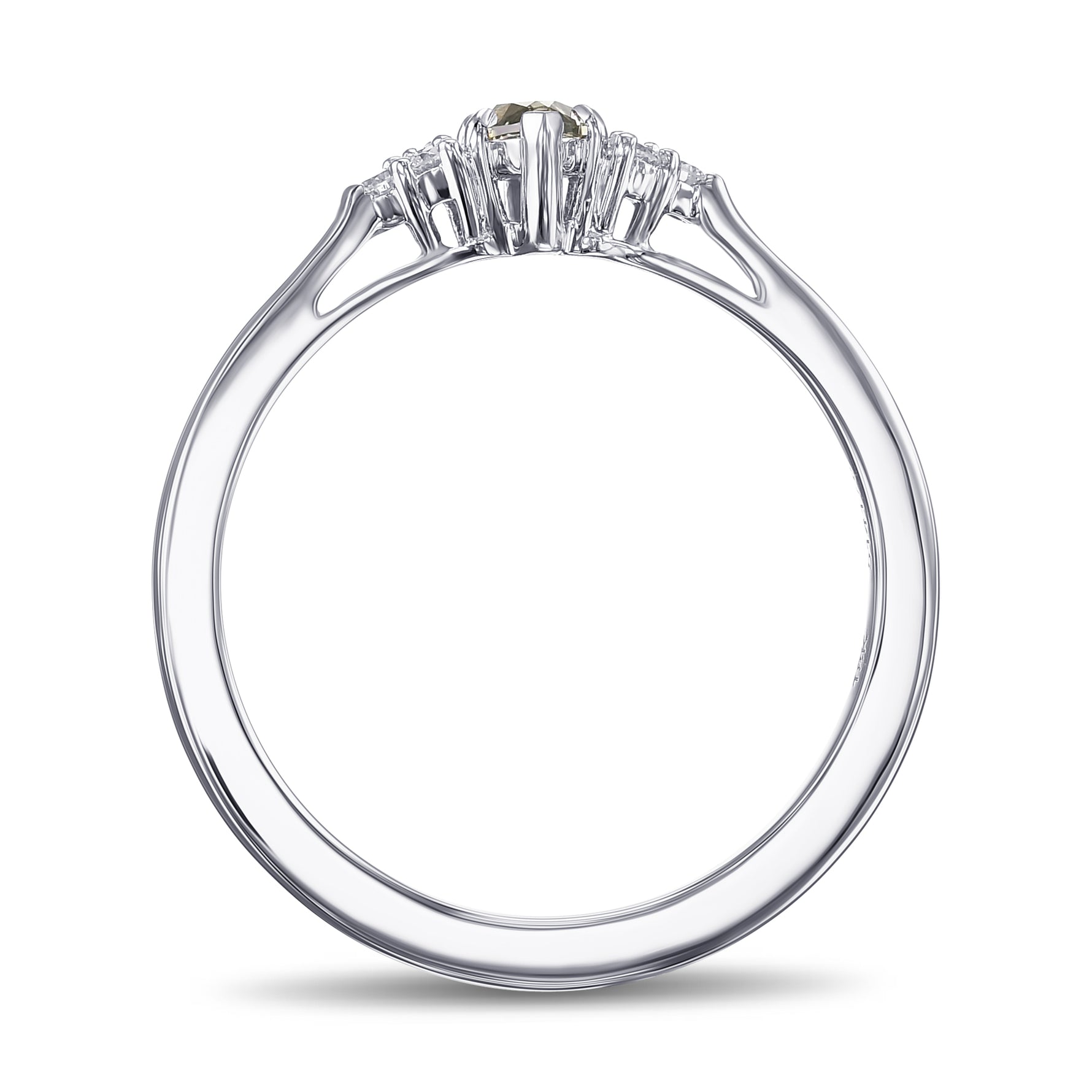 Chameleon Marquise Side Stone Diamond Ring