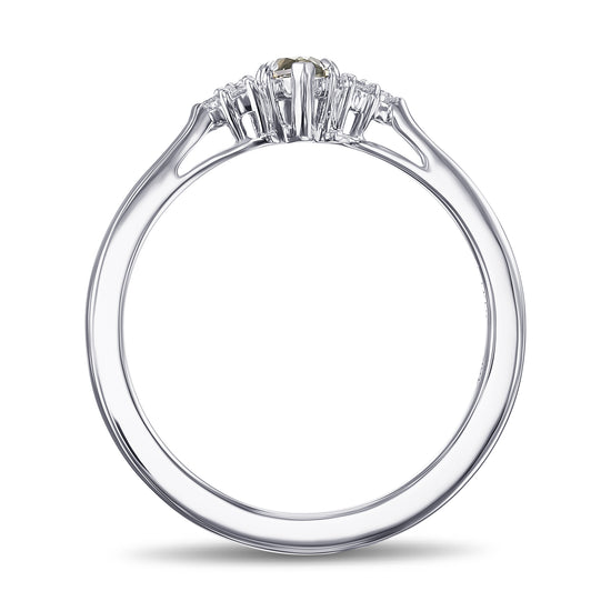 Chameleon Marquise Side Stone Diamond Ring