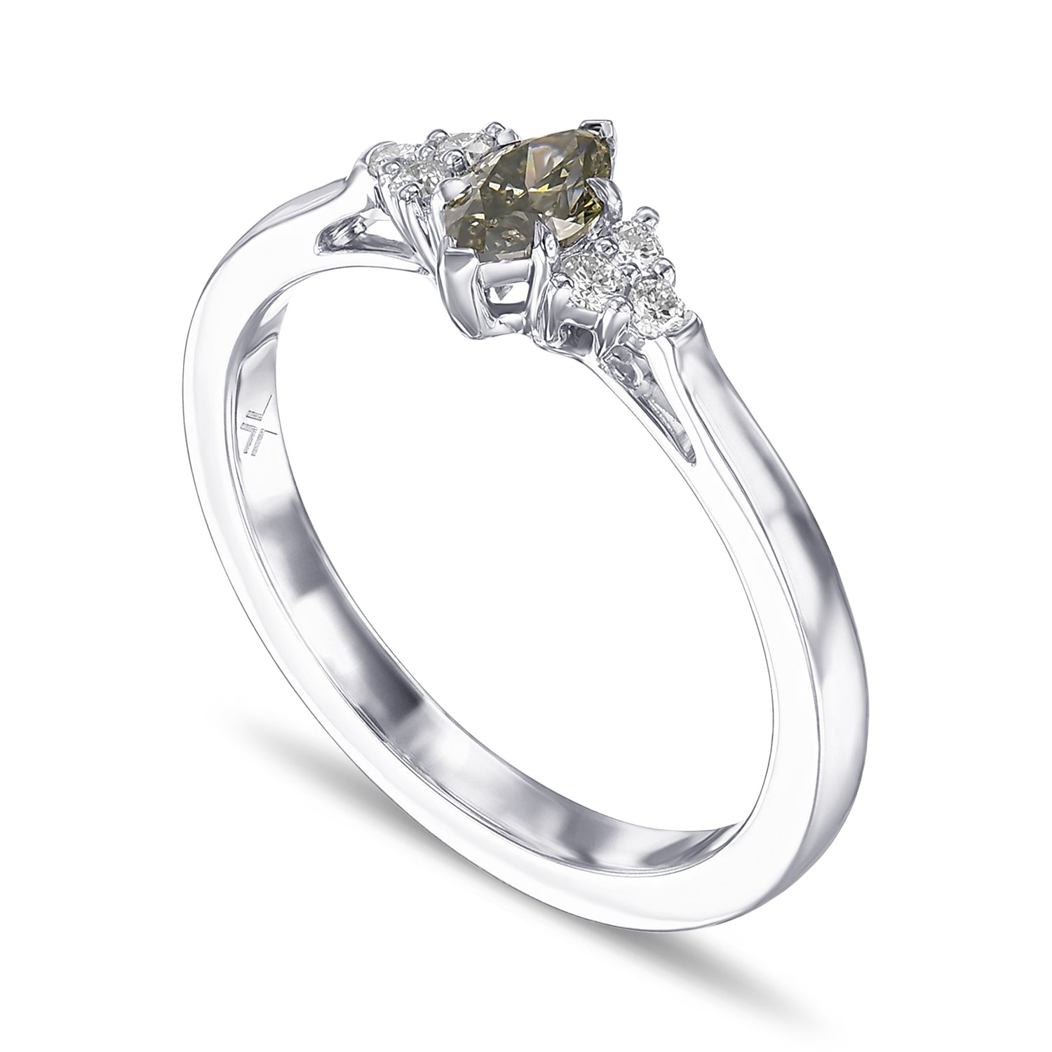 Chameleon Marquise Side Stone Diamond Ring