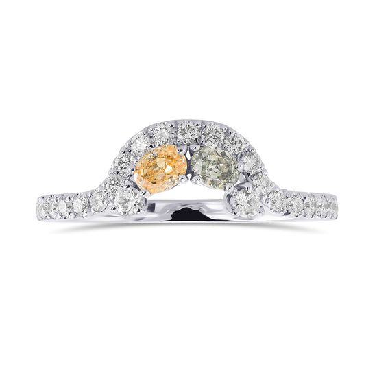 Oval 2-stone Diamond Ring