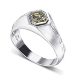Chameleon Asscher Men's Diamond Ring