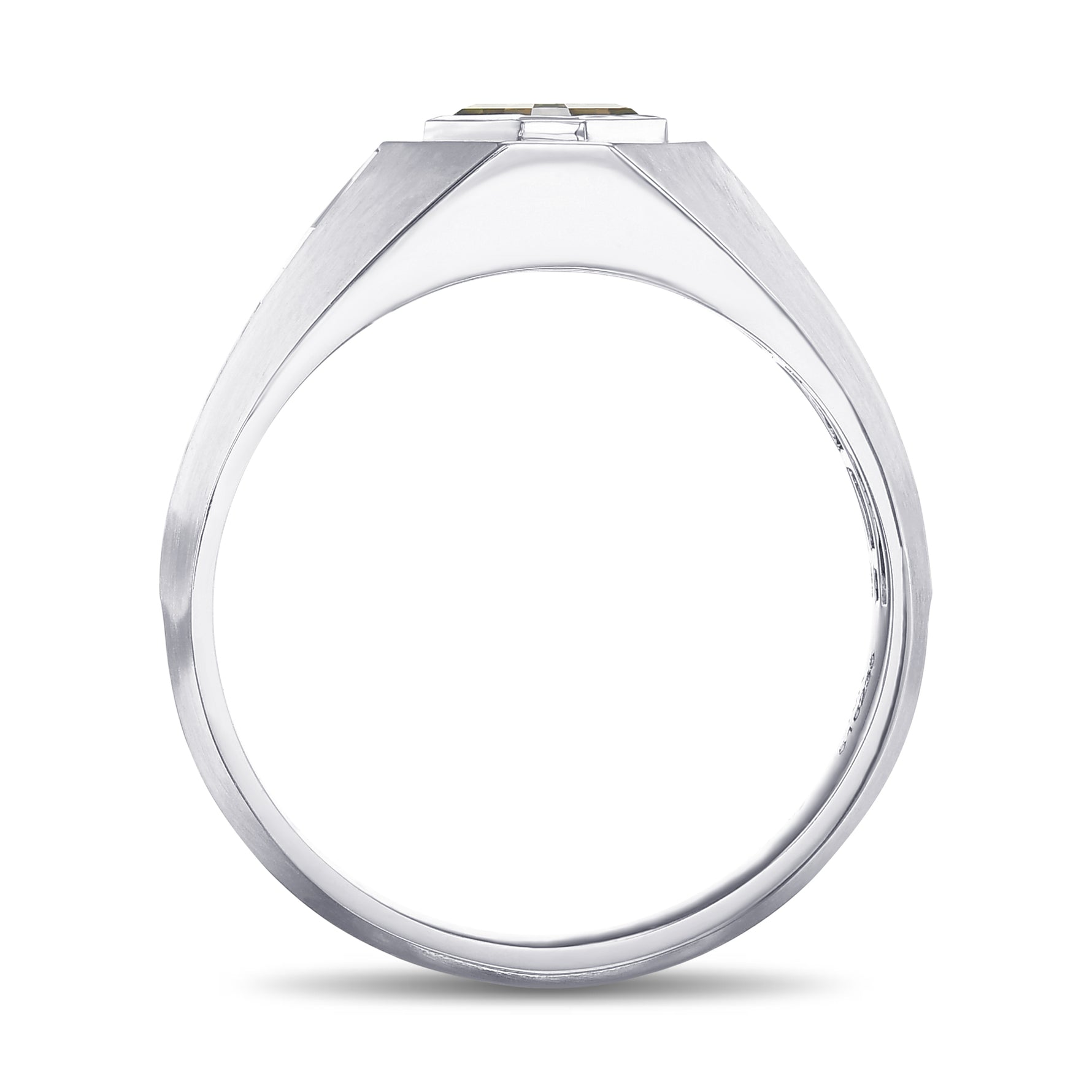 Chameleon Asscher Men's Diamond Ring