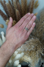 Chameleon Asscher Men's Diamond Ring