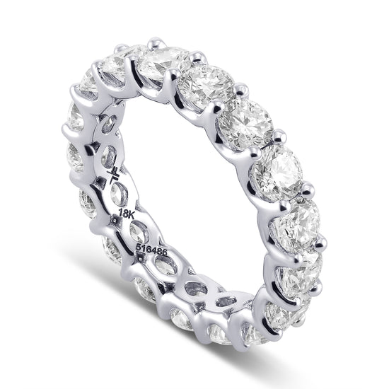 Round Diamond Full Eternity Band