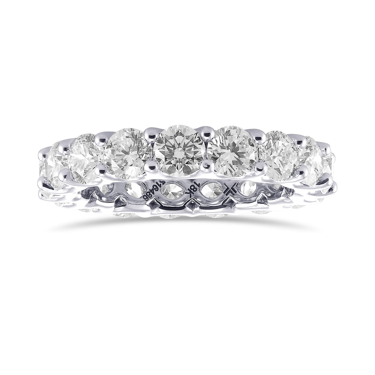 Round Diamond Full Eternity Band