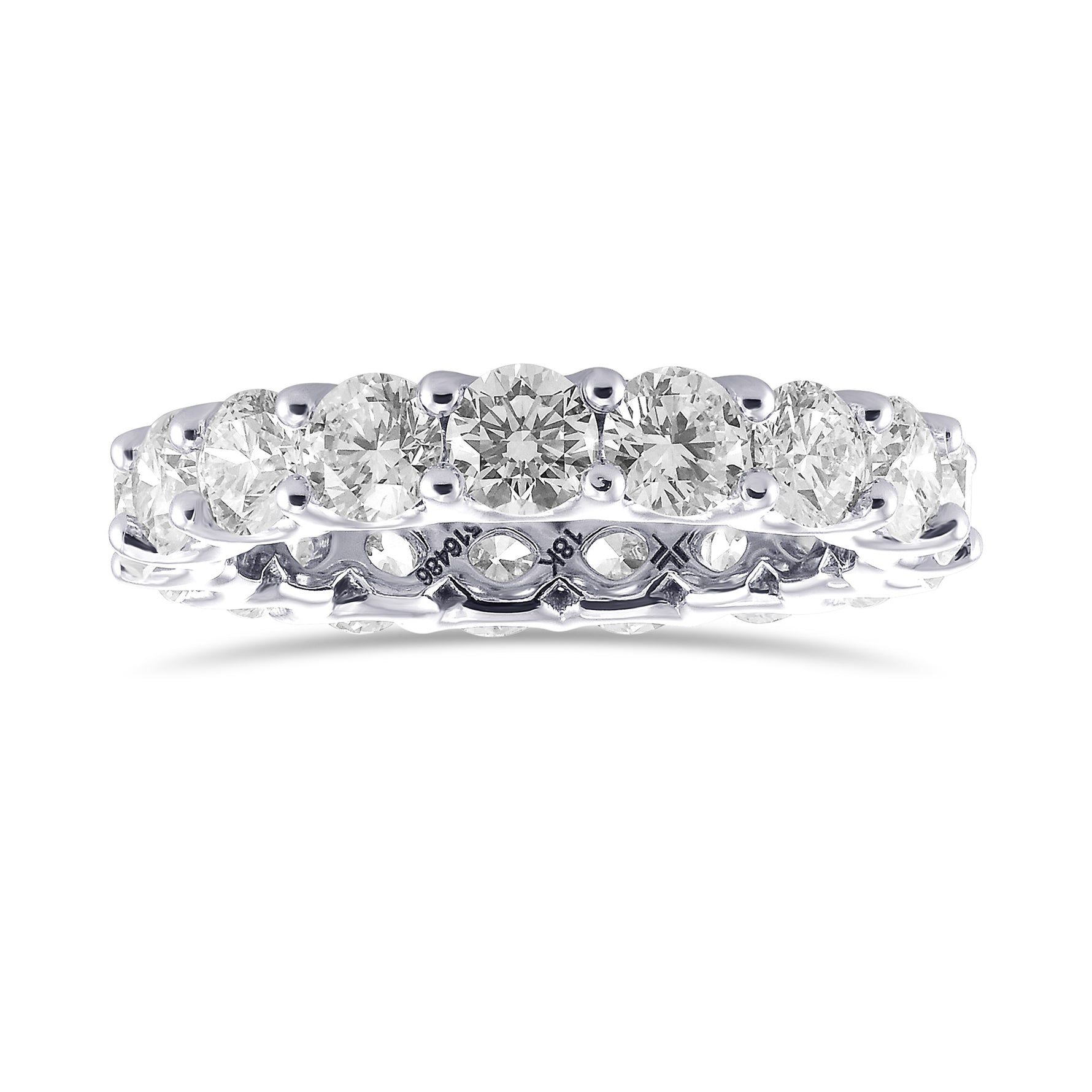 Round Diamond Full Eternity Band
