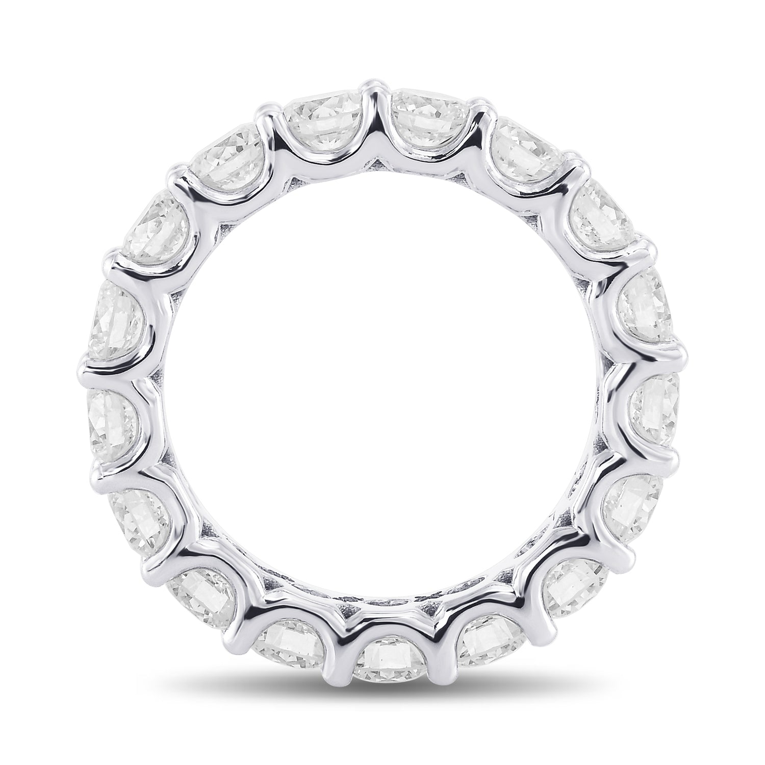 Round Diamond Full Eternity Band