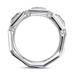 Mix Color Three-stone Men's Diamond Ring