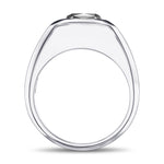 Fancy Black Radiant Men's Diamond Ring