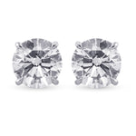 Round Brilliant Stud Diamond Earrings