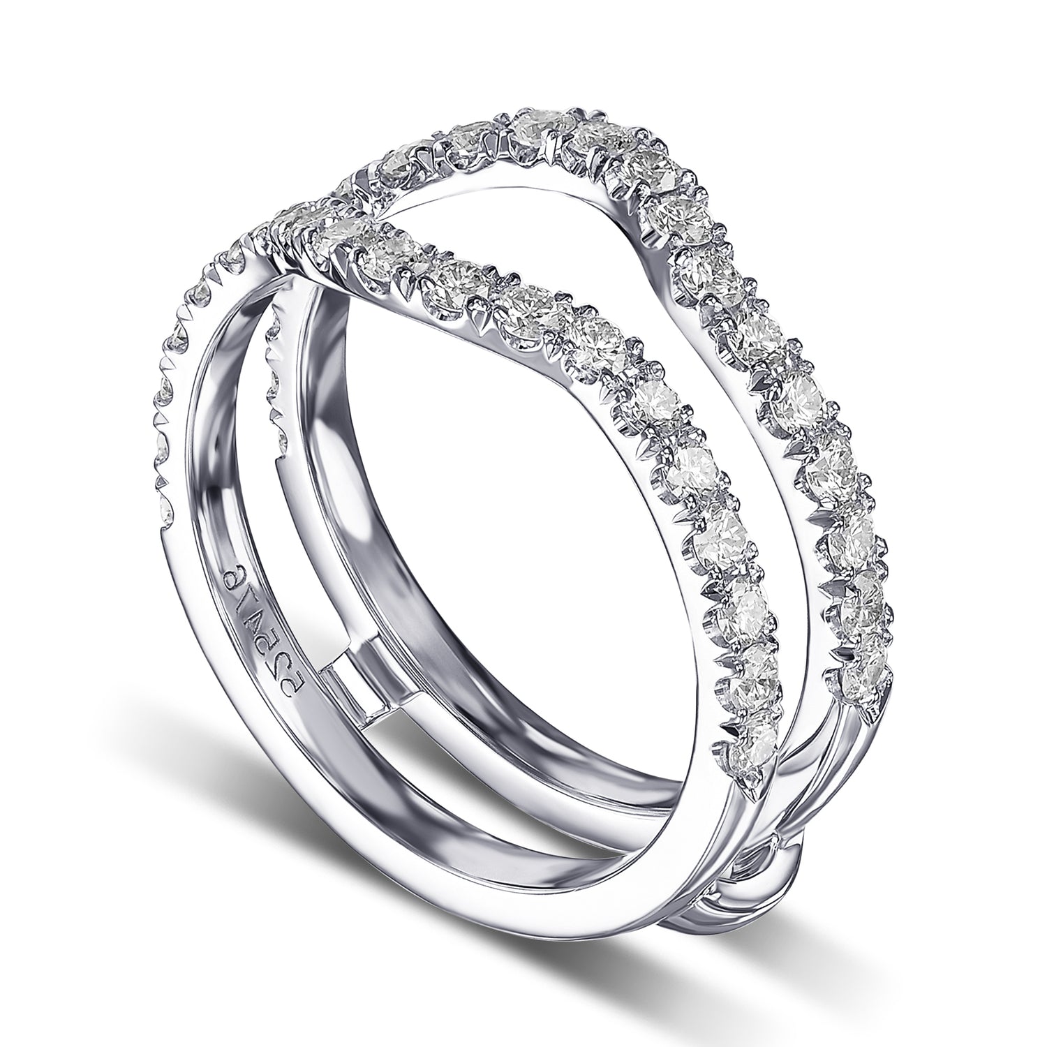 Round Brilliant Diamond (Jacket) Ring 