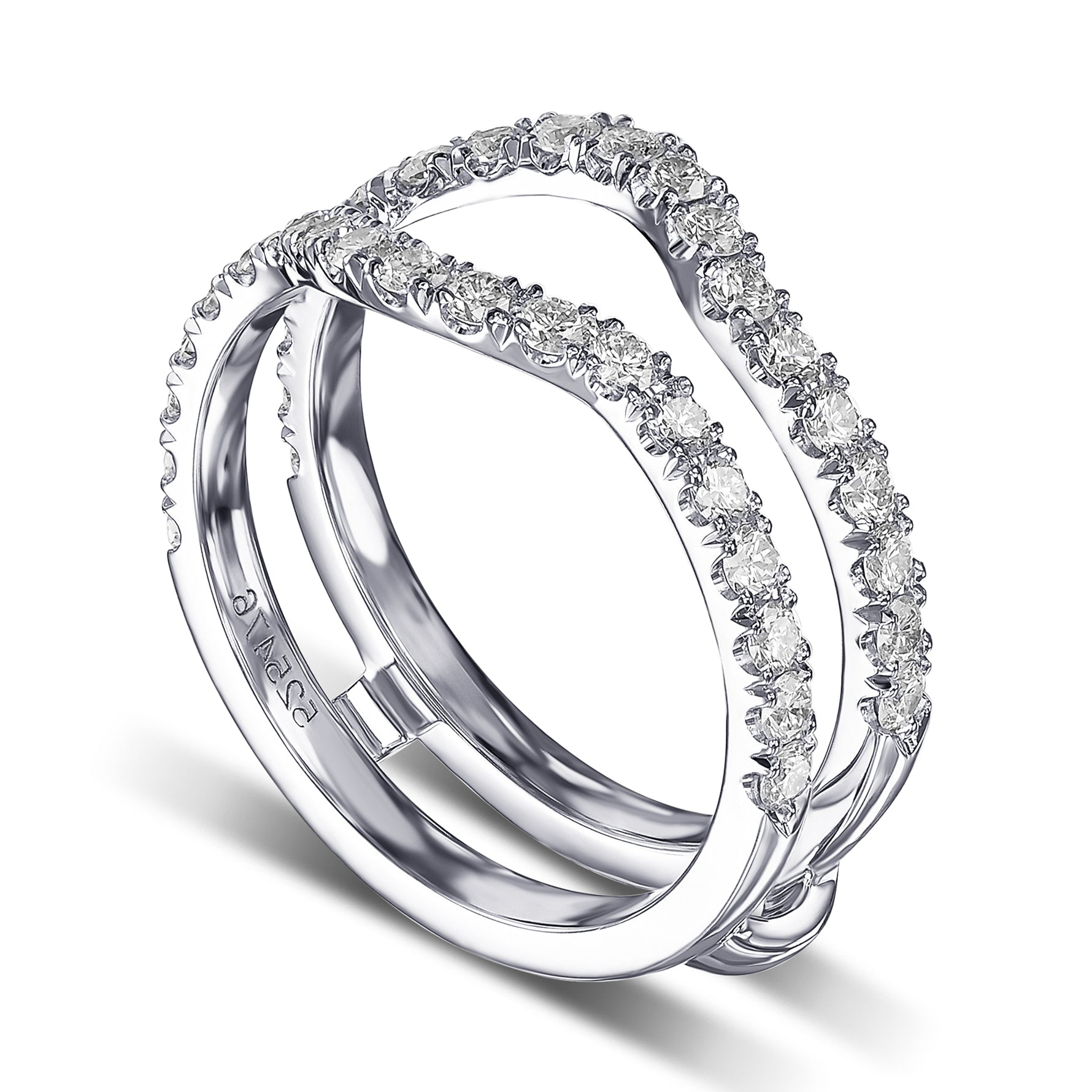 Round Brilliant Diamond (Jacket) Ring 