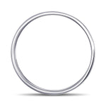 Flat Platinum Wedding Band