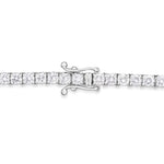 Round White Diamond Tennis Bracelet