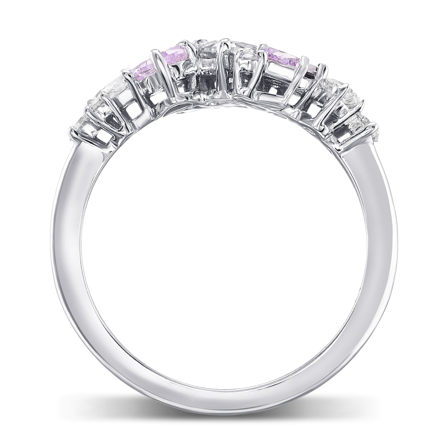 Multi-Color Diamond Cluster Couture Ring