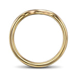 Yellow Gold Contoured Wedding Band