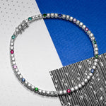 Multi-Color Diamond & Gemstone Bracelet  