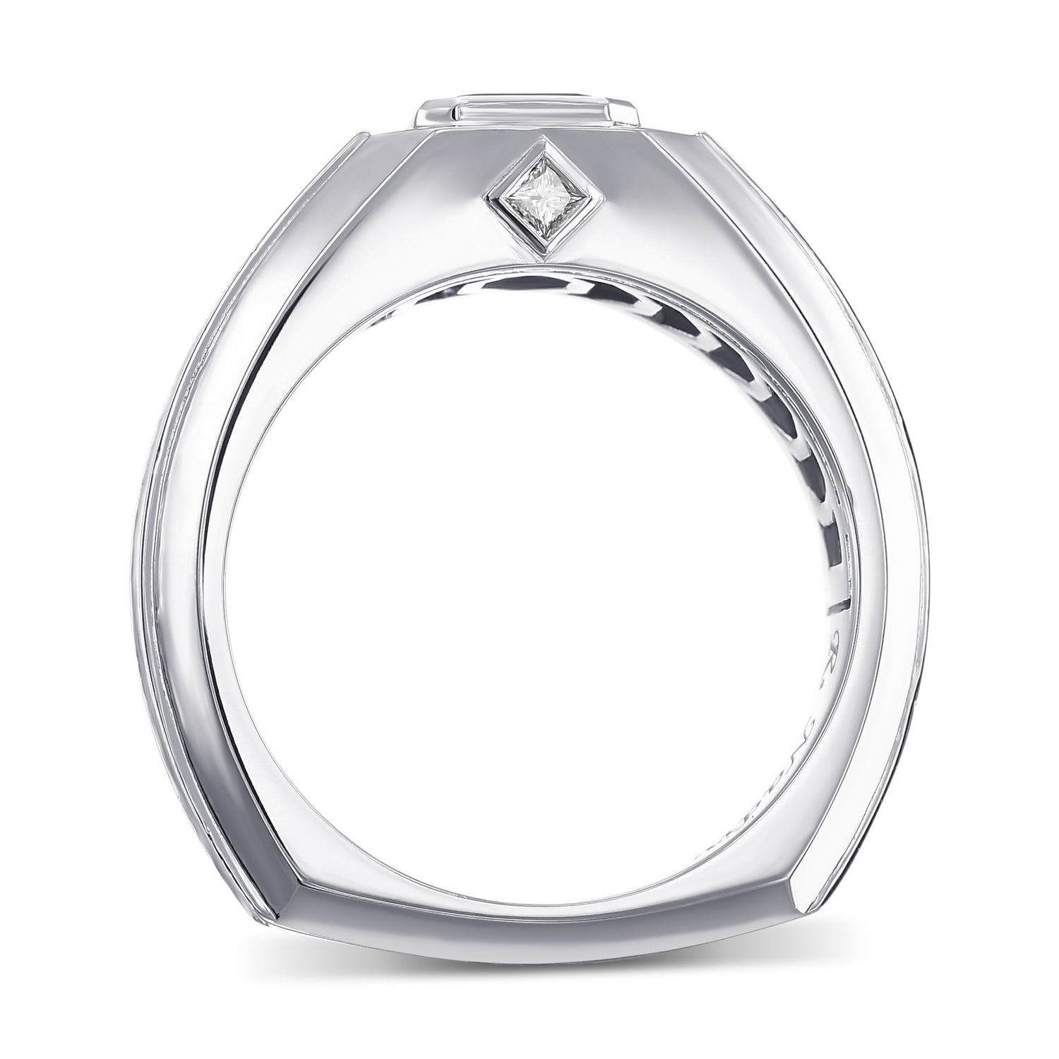 Chameleon Emerald Diamond Men's Ring