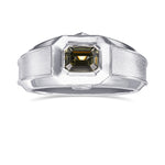 Chameleon Emerald Diamond Men's Ring