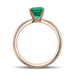 Muzo Emerald Solitaire Ring