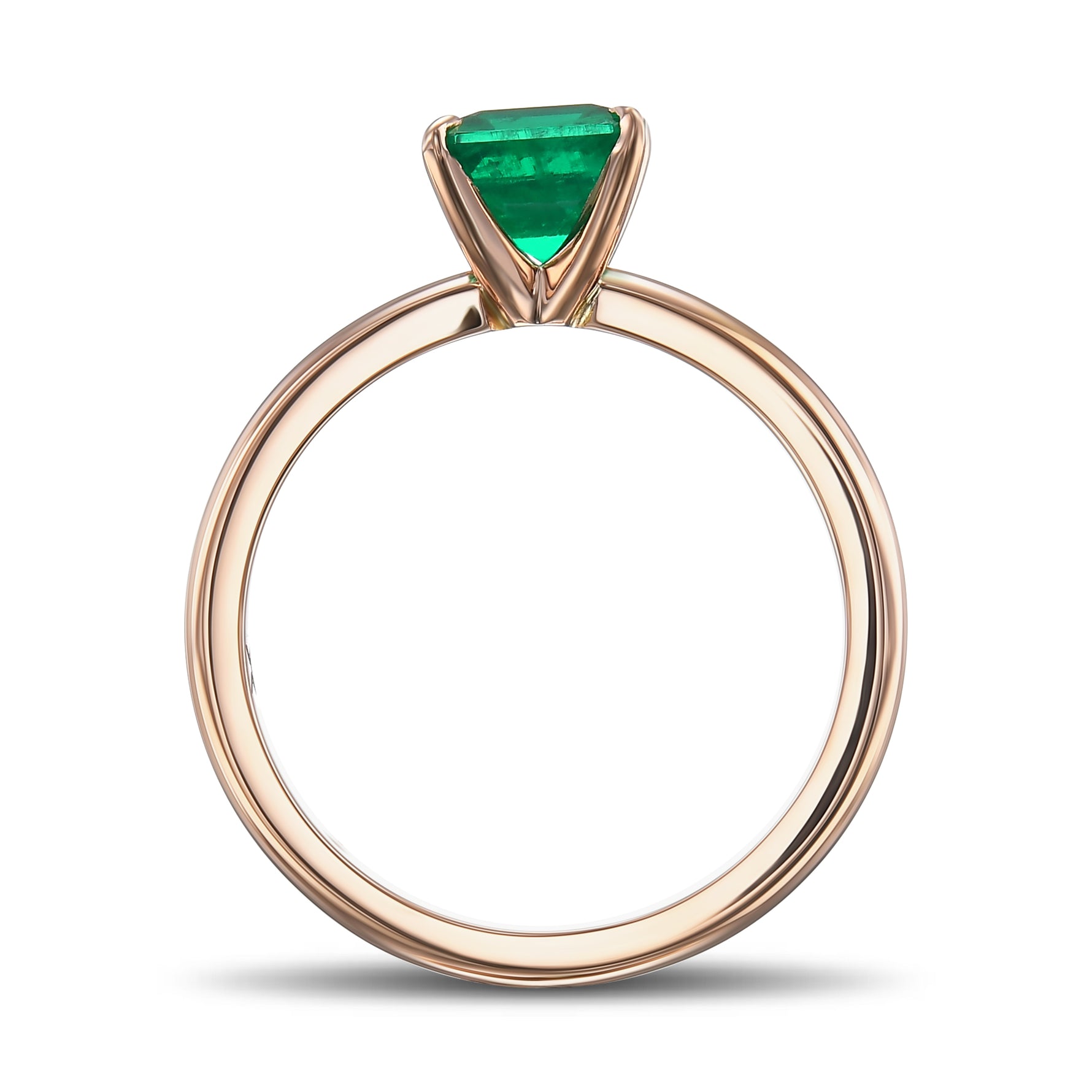 Muzo Emerald Solitaire Ring