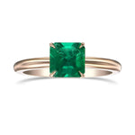 Muzo Emerald Solitaire Ring