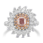 Fancy Intense Purplish Pink Cushion Extraordinary Diamond Ring