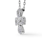 White Gold Diamond Infinity Pendant